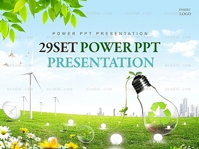 신재생에너지 녹색성장 PPT 템플릿 세트_친환경 에너지_0818(바니피티)
