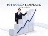회사원 분석 PPT 템플릿 깔끔한 비즈니스 템플릿_슬라이드1