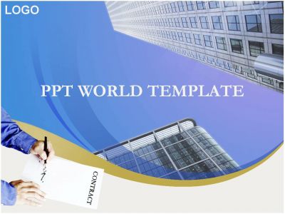 고가형 회사계약서 PPT 템플릿 회사표준 계약 템플릿