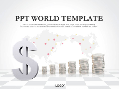 돈 상승그래프 PPT 템플릿 [애니형]매출상승 표준 사업계획서(자동완성형포함)_슬라이드1