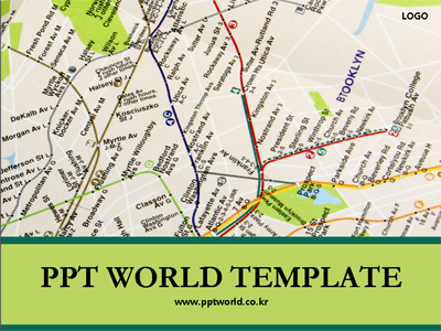 여행과 지도 풍경/여행 PPT 템플릿 [고급형]여행과 지도(자동완성형포함)