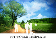 친환경 생활의 여유 PPT 템플릿 생활의 여유(자동완성형 포함)_슬라이드1