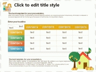 녹색 노랑 PPT 템플릿 가족계획 템플릿(자동완성형 포함)_슬라이드19