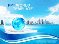 빌딩 비즈니스 PPT 템플릿 성장하는 글로벌 기업(자동완성형포함)_슬라이드1