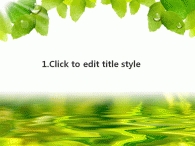 호수 노랑 PPT 템플릿 물가위의 잎사귀와 나비(자동완성형포함)_슬라이드3