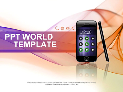 기업 마케팅 PPT 템플릿 스마트폰 프로모션 템플릿(자동완성형포함)_슬라이드1