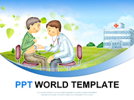 hospital 심플 PPT 템플릿 친절한 병원 템플릿_슬라이드1
