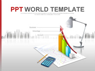 계산기 발표자료 PPT 템플릿 경영성과 분석 템플릿(자동완성형포함)_슬라이드1
