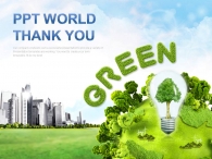 세계적 전기 PPT 템플릿 푸른 지구 만들기(자동완성형포함)_슬라이드36