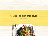 조리법 주황색 PPT 템플릿 심플한 요리 레시피 템플릿(자동완성형포함)_슬라이드3