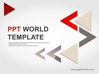 라인 무늬 PPT 템플릿 삼각형과 화살표(자동완성형포함)_슬라이드1