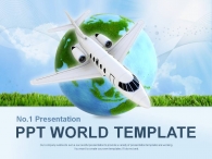 포지셔닝 프로세스 PPT 템플릿 비행기로 떠나는 세계여행(자동완성형포함)_슬라이드1