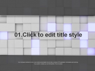 도형 네모 PPT 템플릿 심플한 컬러 조명 사각형(자동완성형포함)_슬라이드3