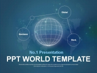 빛나는 아름다운 PPT 템플릿 글로벌 비즈니스 기획(자동완성형포함)_슬라이드1