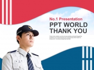 한국 태극기 PPT 템플릿 멋진 대한민국 경찰_슬라이드4
