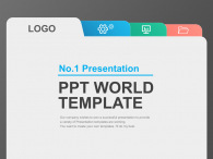 심플한 문서 기획서(자동완성형포함) 파워포인트 PPT 템플릿 디자인_슬라이드1