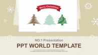 크리스마스 카드 만들기 와이드형 (자동완성형포함) 파워포인트 PPT 템플릿 디자인_슬라이드1
